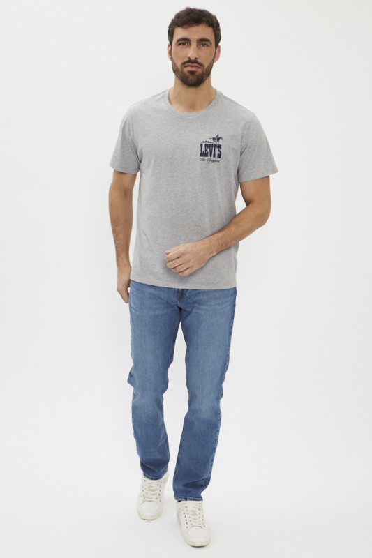 Jeans droit West denim indigo homme Lee