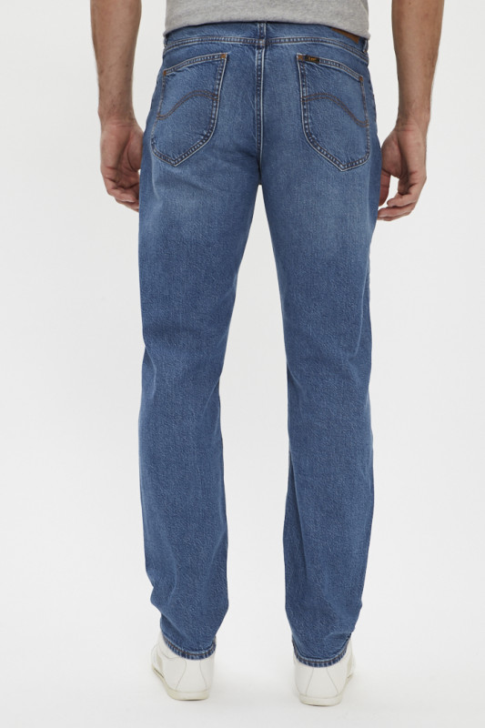 Jeans droit West denim indigo