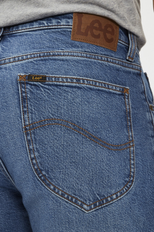 Jeans droit West denim indigo Lee