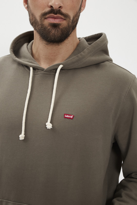 Hoodie original vert olive homme levi's