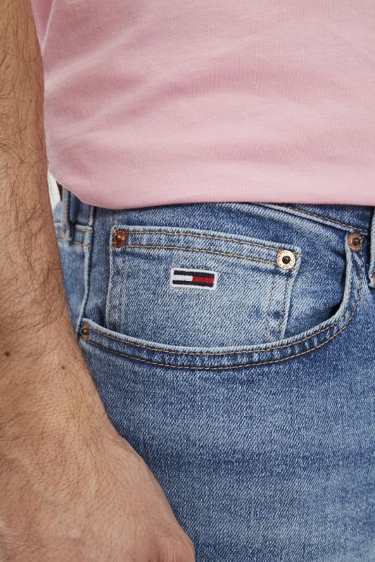 Jeans slim scanton bleu délavé homme tommy hilfiger