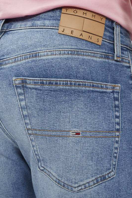Jeans slim scanton bleu délavé