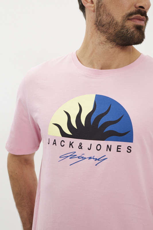 T-shirt logo Jack rose homme jack & jones