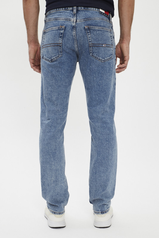 Jeans slim scanton délavé homme
