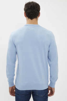 Pull Léger bleu ciel homme levi's