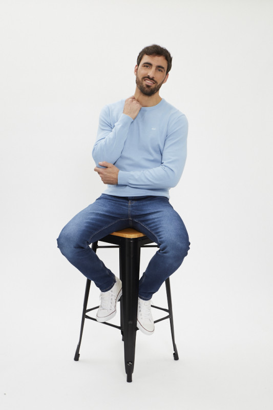 Jeans slim fuselé denim foncé calvin klein