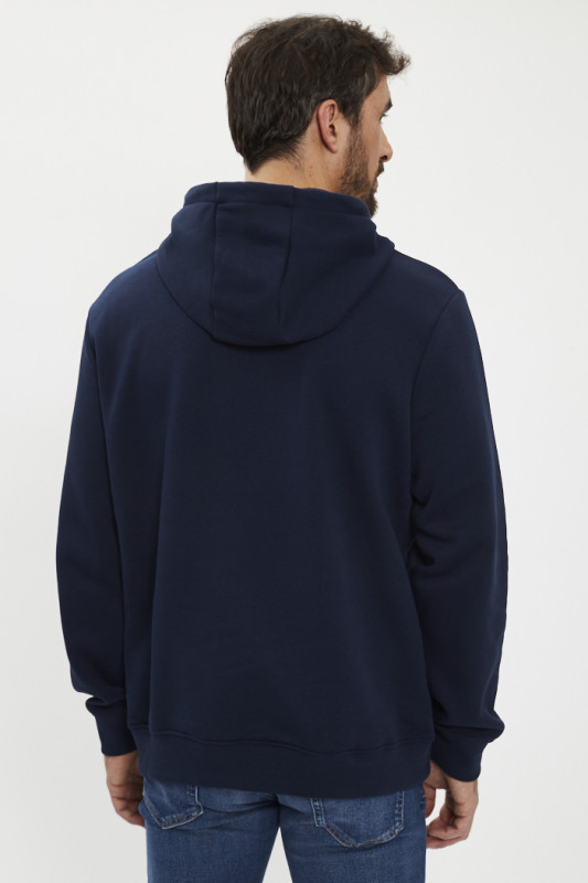 Hoodie à capuche bleu marine