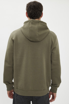 Hoodie à capuche olive