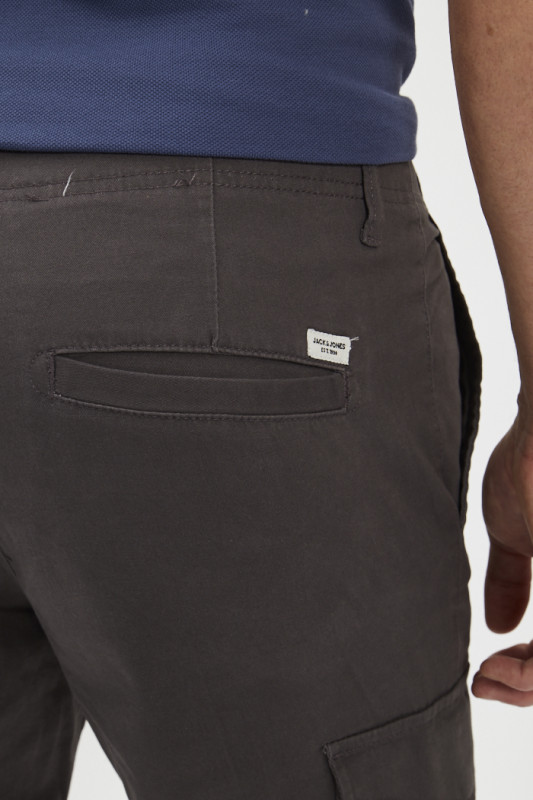 Pantalon cargo gris anthracite homme jack & jones