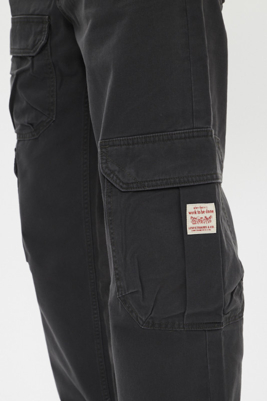 Pantalon Stay Loose cargo noir homme