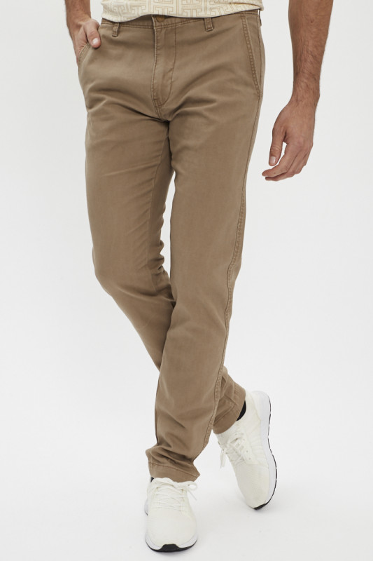 Pantalon xx chino beige  homme levi's en coton mélangé