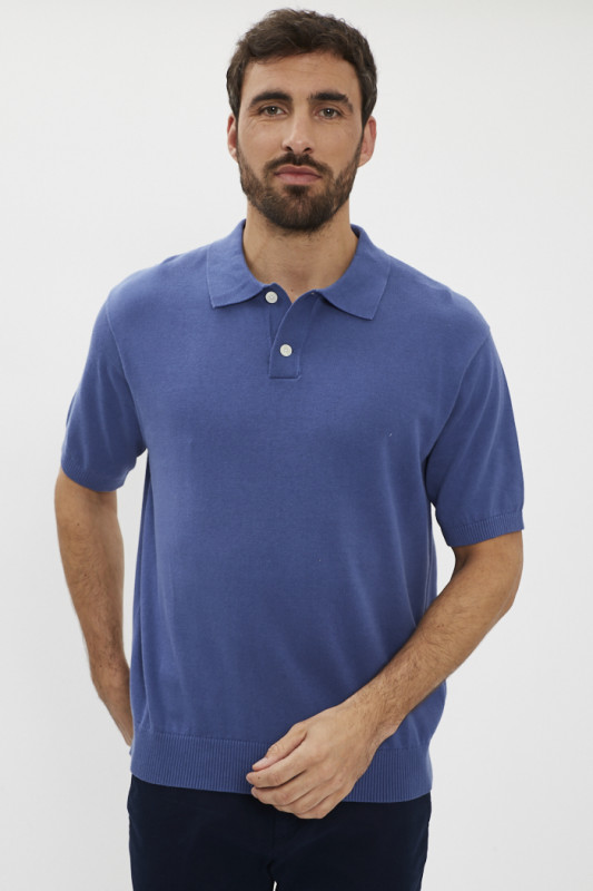 Polo en coton coloris coastal fjord bleu levi's