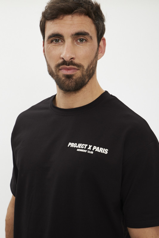 T-shirt Member's club noir project X paris