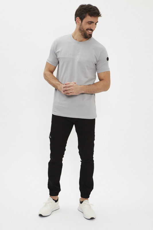 T-shirt style Techwear gris