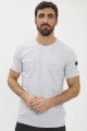 T-shirt style Techwear bleu