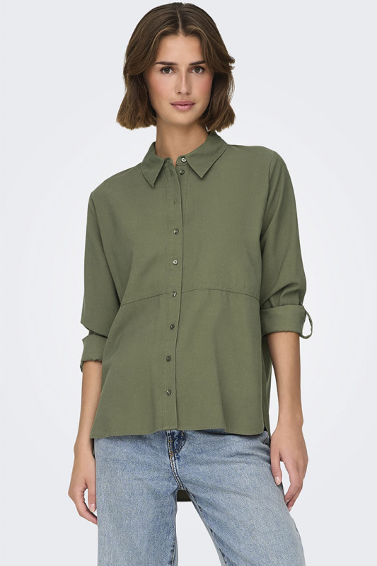 Chemise Olli kaki jYD manches longues