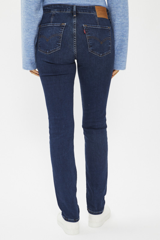 Jeans 712 slim poches passepoilées blue wave levi's