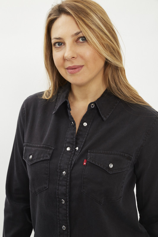 Chemise iconic western noire levi's