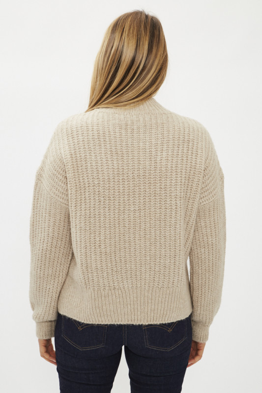 Pull en maille Rubine beige