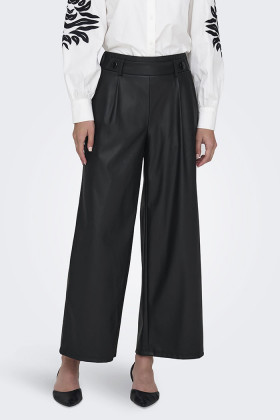 Pantalon large Soya colori noir JDY