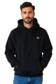 Sweat à capuche noir Badge Tommy