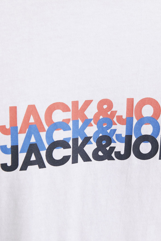 T-shirt Cyber graphic blanc Jack & Jones