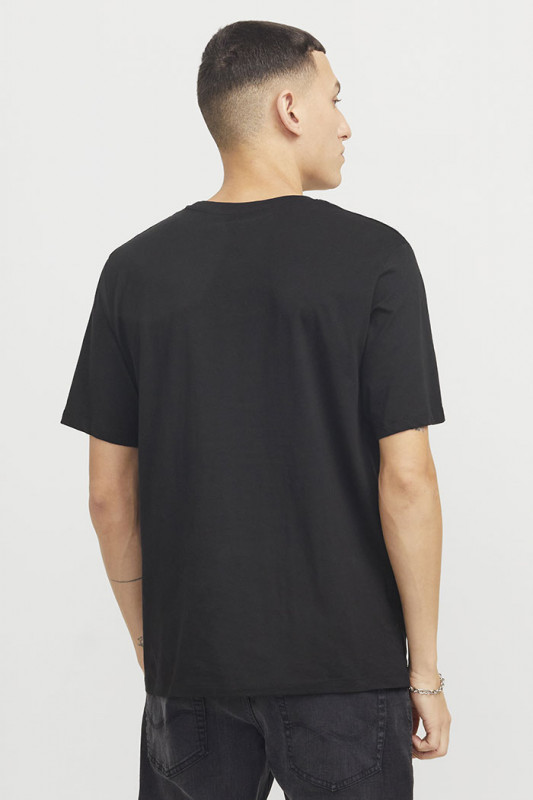 T-shirt Cyber graphic noir