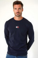T-shirt bleu marine manches longues Tommy Hilfiger