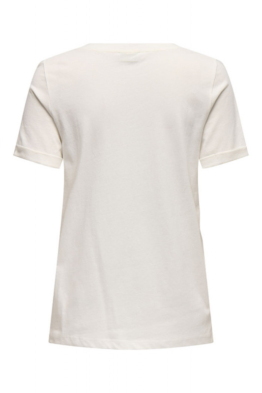 T-shirt Kitty Love blanc JDY manches courtes