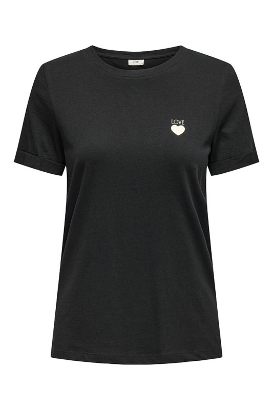T-shirt Kitty Love noir