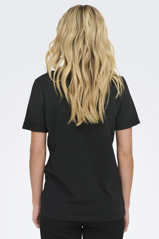 T-shirt Kitty Love noir femme