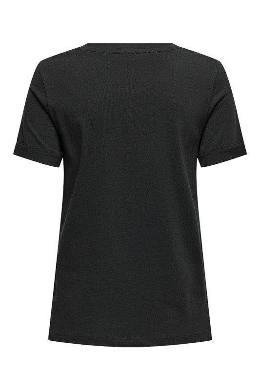 T-shirt Kitty Love noir en coton