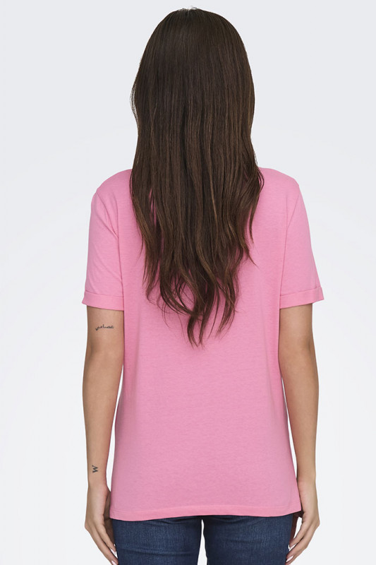 T-shirt Kitty Love rose