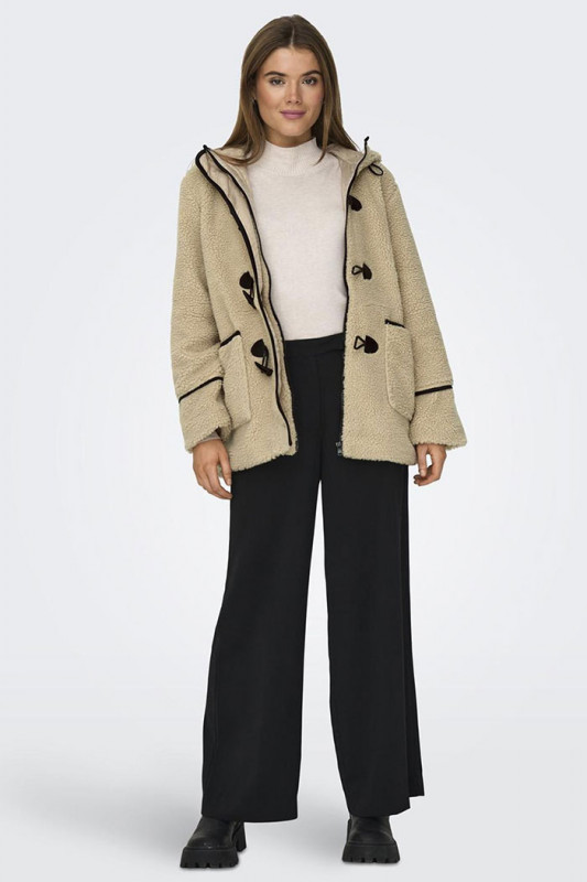 Duffel coat beige Mandy Only