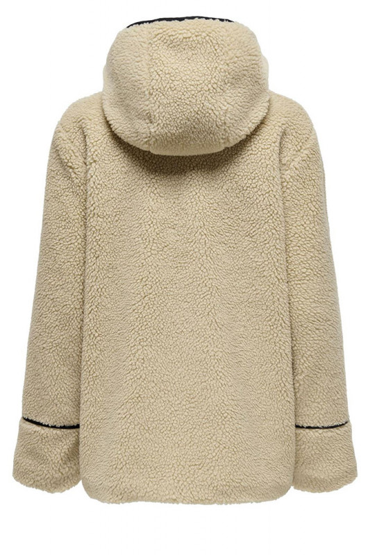 Duffel coat beige Mandy manches longues femme