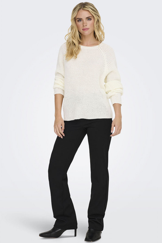 Pullover raglan Ellen beige clair