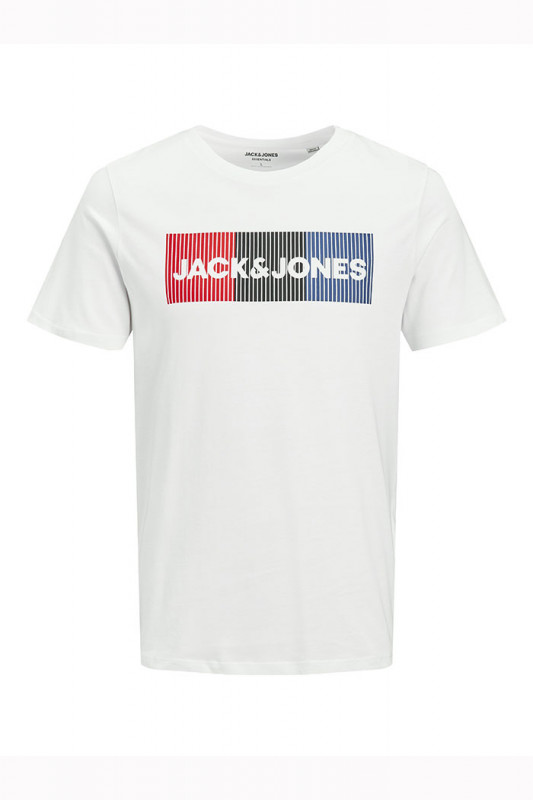 T-shirt logo Play2 blanc