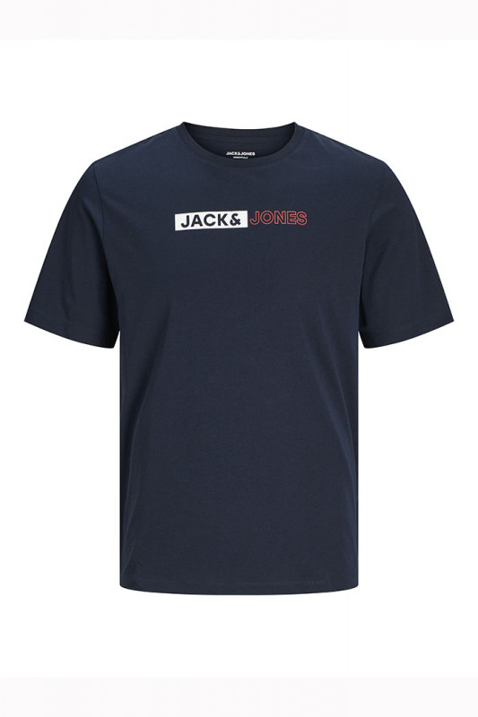 T-shirt logo Play2 bleu marine