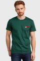 T-shirt Logo uni vert