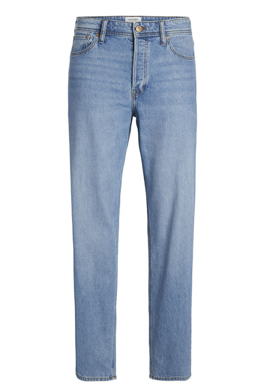 Jeans Original bleu denim délavé en coton mélangé pour homme