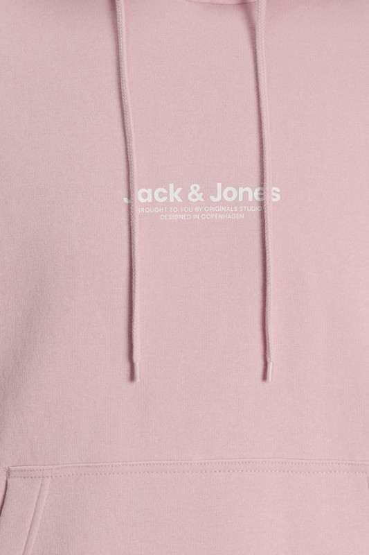 sweat hoodie rose homme Jack & Jones
