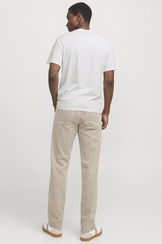 T-shirt col rond blanc jack & jones