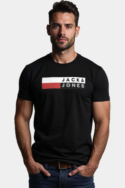 T-shirt logo Play2 noir homme