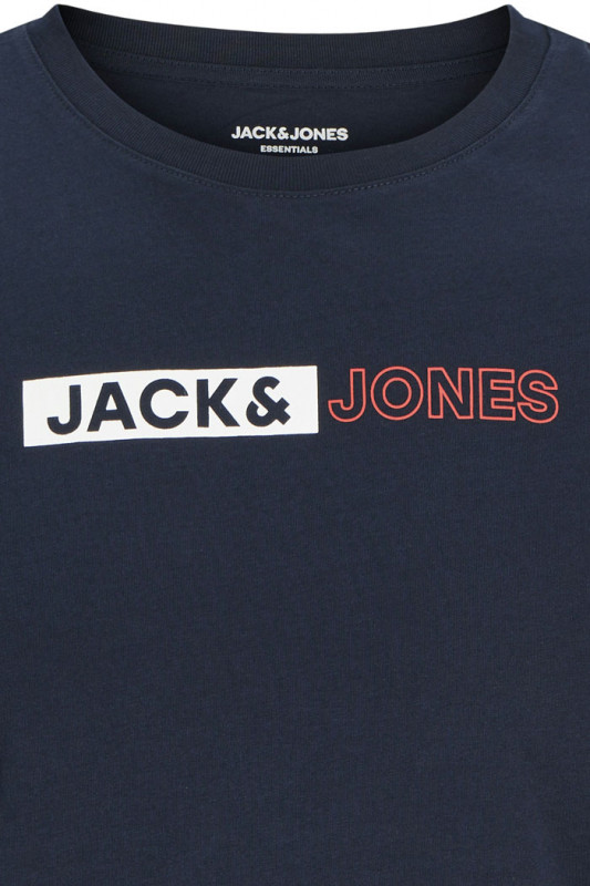 T-shirt logo Play2 bleu marine en coton