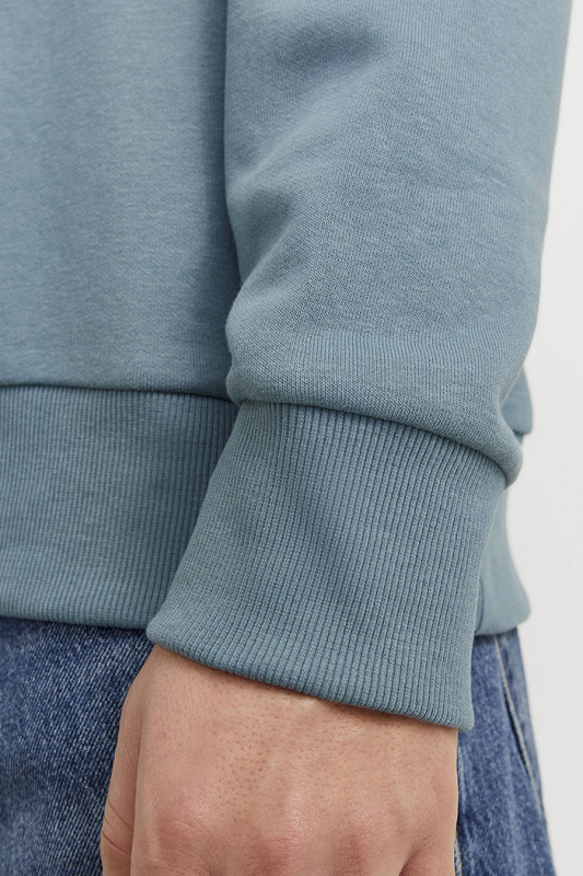 Sweat hood Luke bleu homme coton mélangé