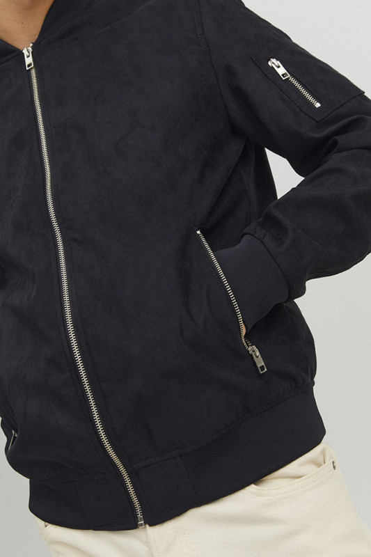 Blouson Bomber Tano noir jack & jones
