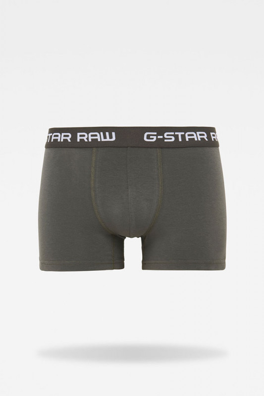 Pack de 3 shorties vert, gris et asphalte