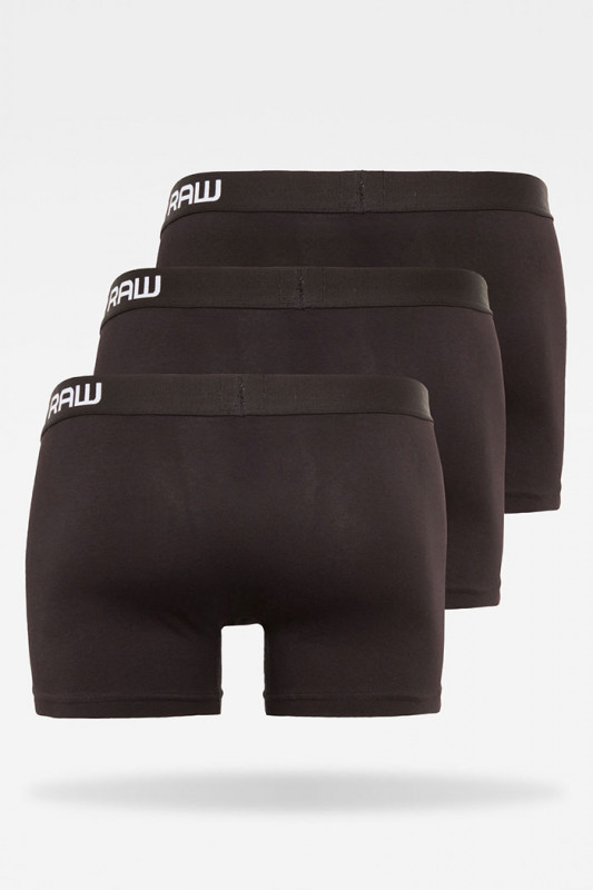 Lot de trois boxers noirs