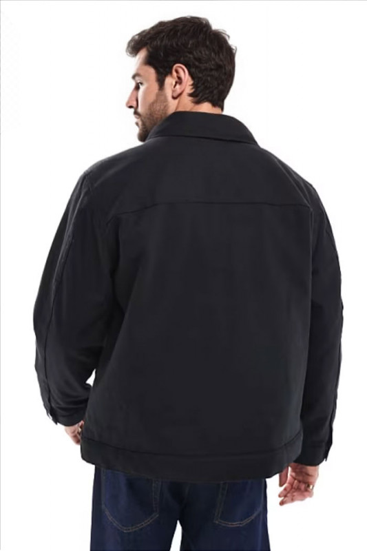 Blouson noir David en coton