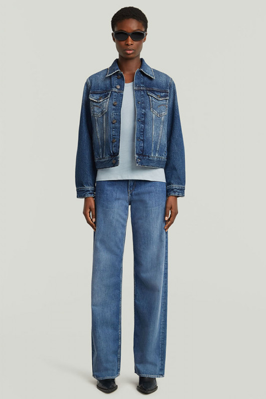 T-shirt slim bleu g-star